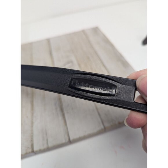 Rubbermaid Black Pierced Slotted Serving Spoon Heavy Duty #1974 Vintage - Picture 4 of 9